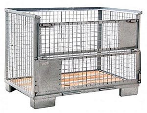 metalowe_kosze_transportowe_gitterbox_podłoga_drewniana
